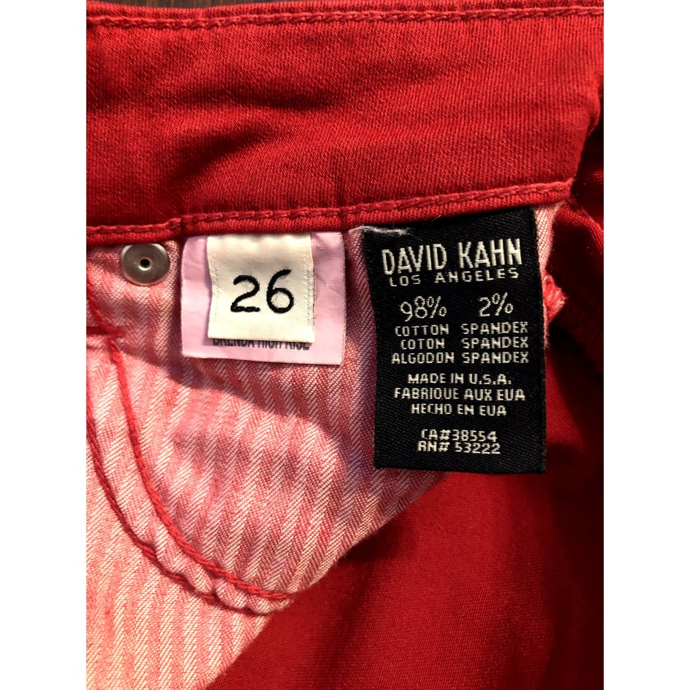 Statement Red David Kahn Jeans - image 8